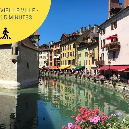 Proche Du Et Des Commerces, Neuf, Au Calme, Avec 3 Et Grande Terrasse Apartament Annecy