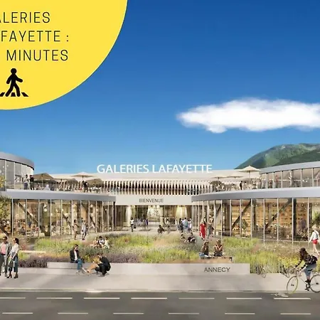 Apartament Proche Du Et Des Commerces, Neuf, Au Calme, Avec 3 Et Grande Terrasse Annecy